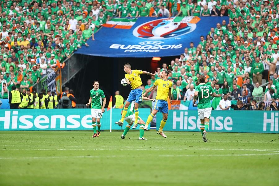 这次的2021欧洲杯也是海信第三次赞助全球顶级体育赛事
